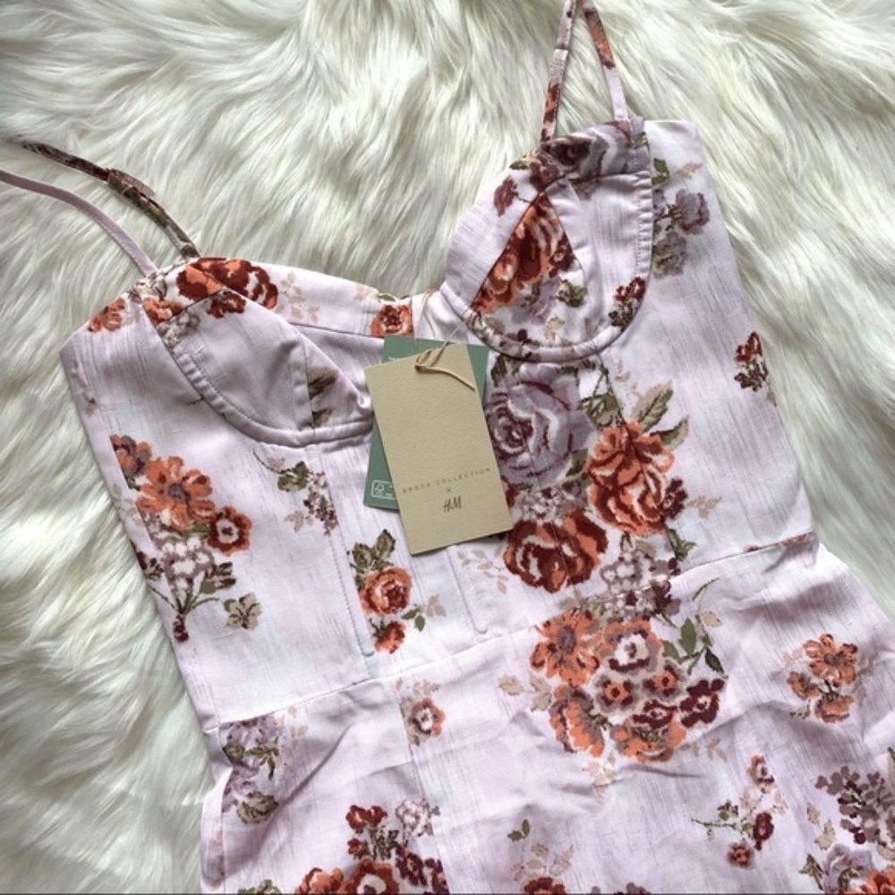 NWT Brock Collection x H&M Floral Dress S M - Picture 13 of 16